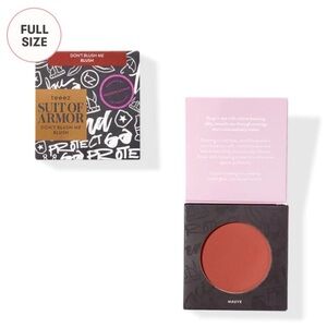 Teeez Cosmetics Suit of Armor Dont Blush Me Blusher in Mauve, NIB